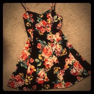 Floral tank top dress